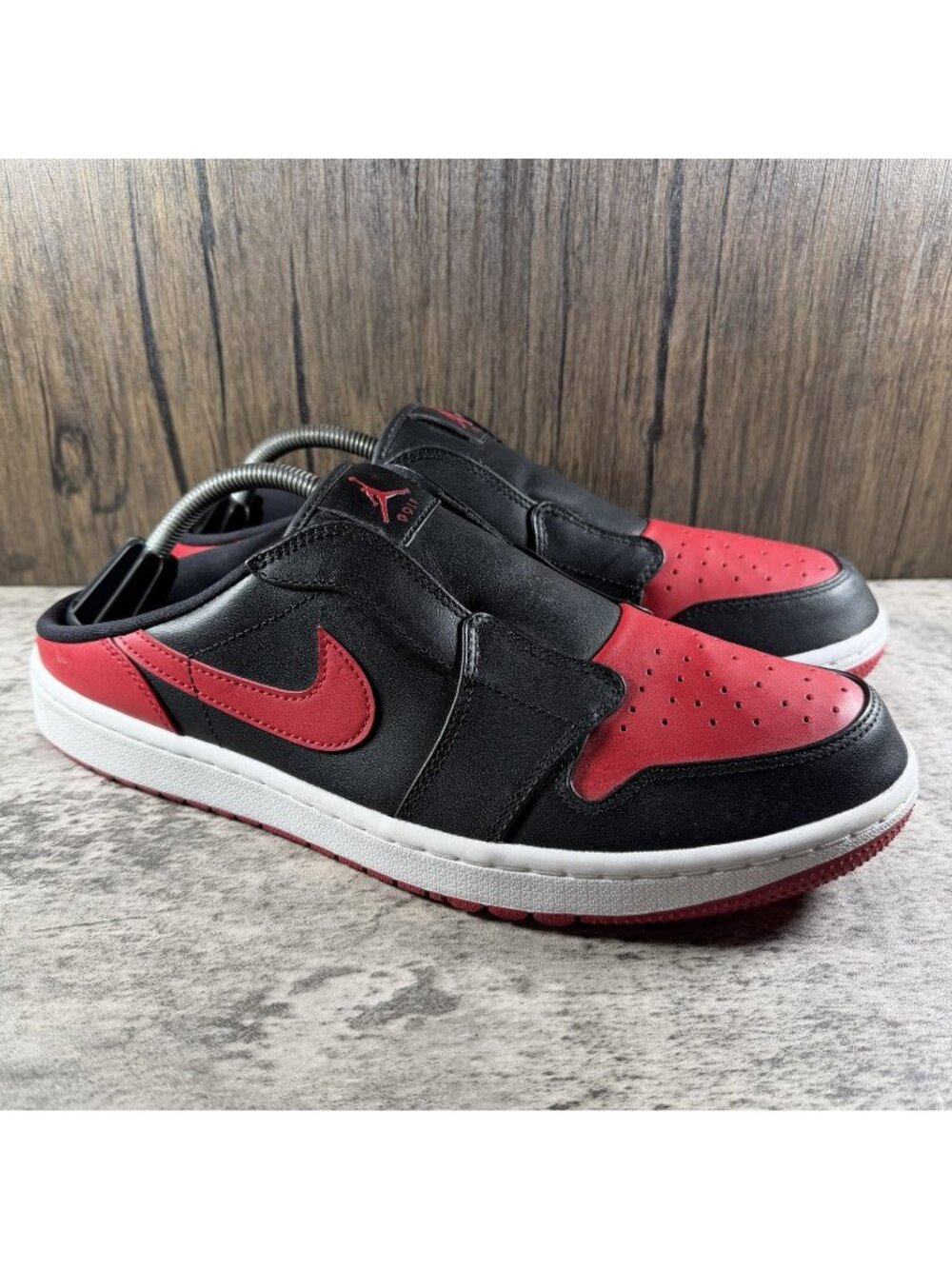 Nike Air Jordan 1 Mule Golf Mens Size 11.5 Bred’ FJ1214-001 Golf Shoes